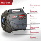 Excel Power XL3500i-DF 3.2KW Dual-Fuel Suitcase Generator