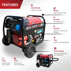Excel Power XL8000DFV 7.8KW Open Framed Dual-Fuel Generator