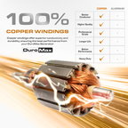 DuroMax XP11000iHT 11,000 Watt Portable Tri Fuel Inverter Generator - Quiet, Low THD