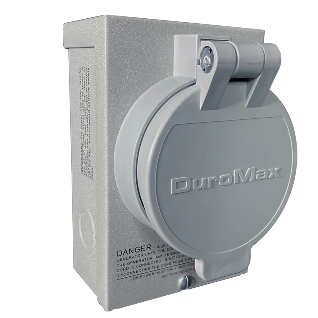 DuroMax XP50PB 50-Amp 12,500-Watt Metallic Power Inlet Box