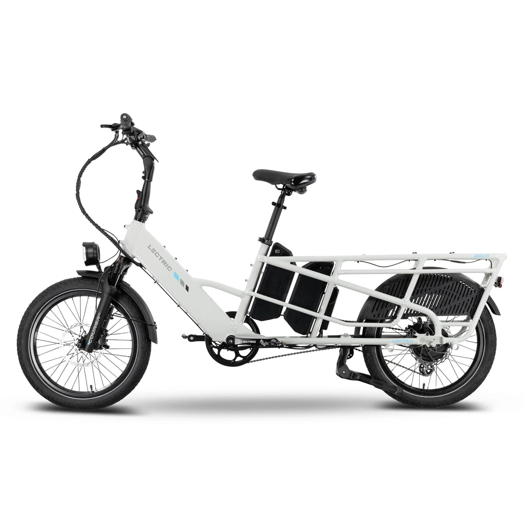 XPedition2 Stratus White Dual-Battery + FREE Running Boards, Cushions, Elite Headlight, Suspension Seat Post, Orbitor, XL Cargo Panniers ($744 Value)