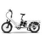 XPedition2 Stratus White Dual-Battery + FREE Running Boards, Cushions, Elite Headlight, Suspension Seat Post, Orbitor, XL Cargo Panniers ($744 Value)