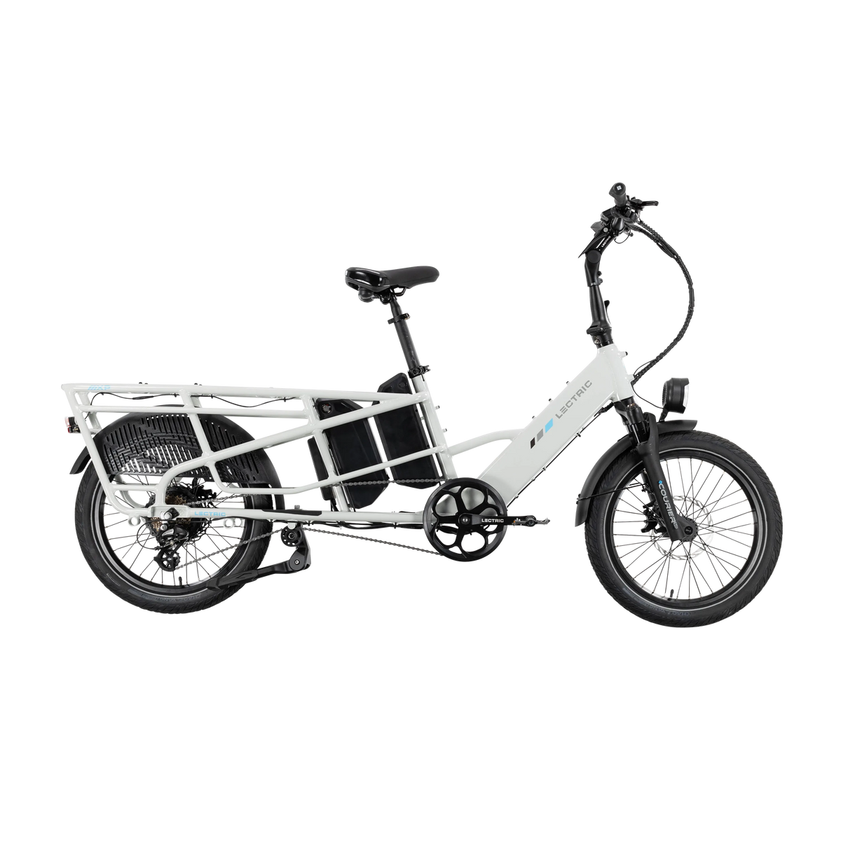 XPedition2 Stratus White Dual-Battery + FREE Running Boards, Cushions, Elite Headlight, Suspension Seat Post, Orbitor, XL Cargo Panniers ($744 Value)