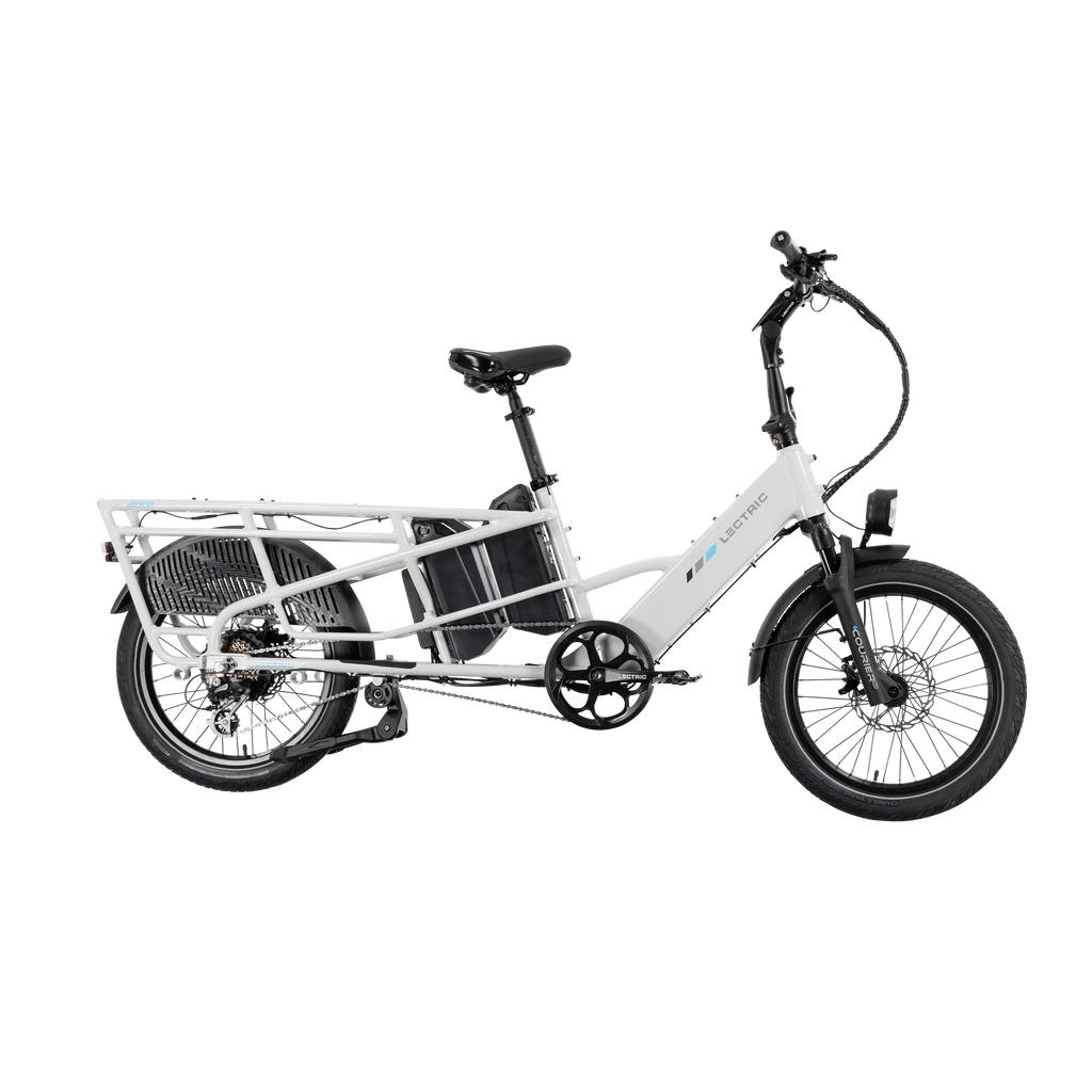 XPedition2 Stratus White Dual-Battery + FREE Running Boards, Cushions, Elite Headlight, Suspension Seat Post, Orbitor, XL Cargo Panniers ($744 Value)
