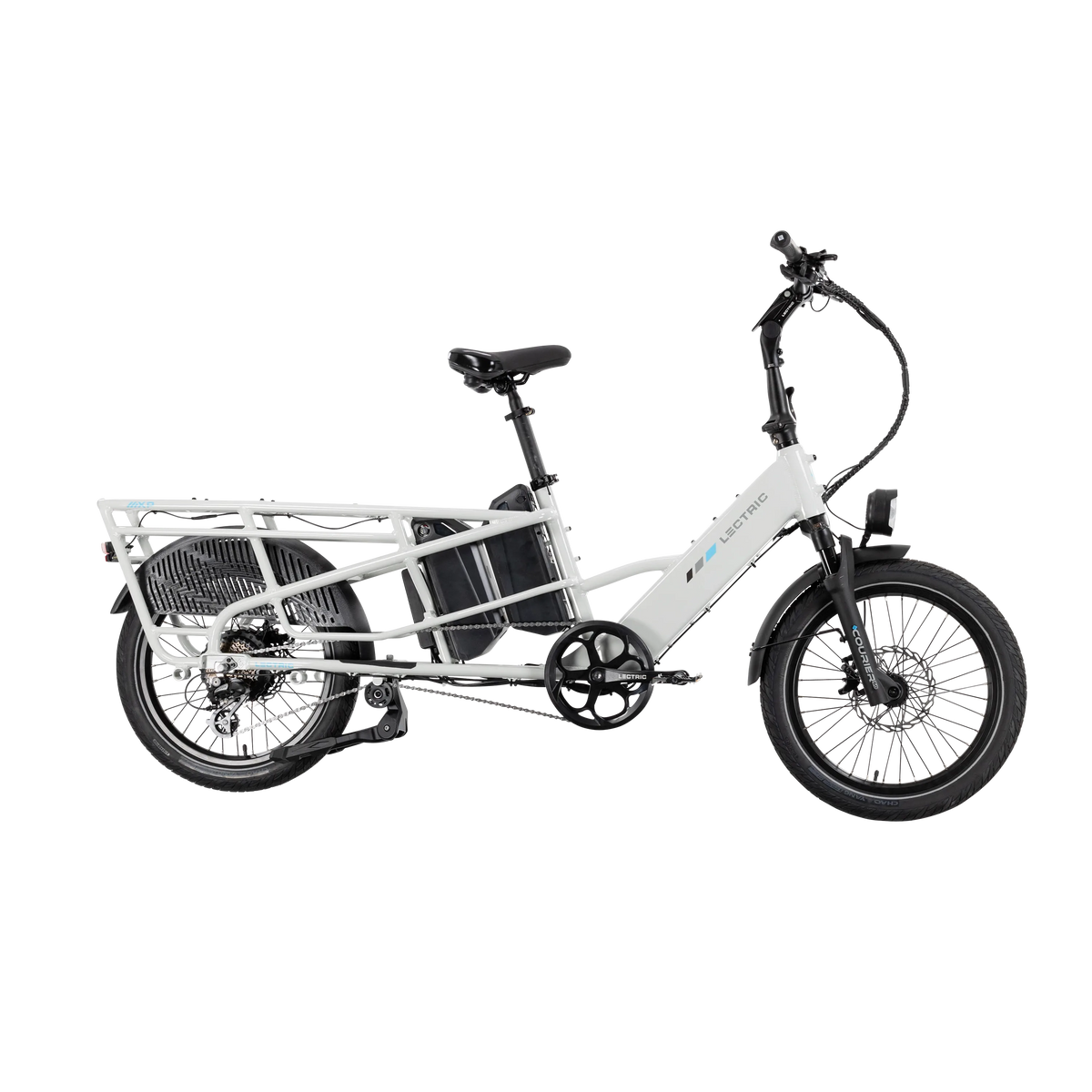 XPedition2 Stratus White Dual-Battery + FREE Running Boards, Cushions, Elite Headlight, Suspension Seat Post, Orbitor, XL Cargo Panniers ($744 Value)