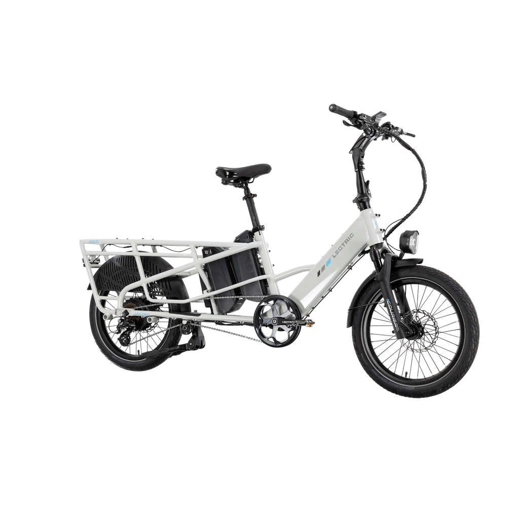 XPedition2 Stratus White Dual-Battery + FREE Running Boards, Cushions, Elite Headlight, Suspension Seat Post, Orbitor, XL Cargo Panniers ($744 Value)