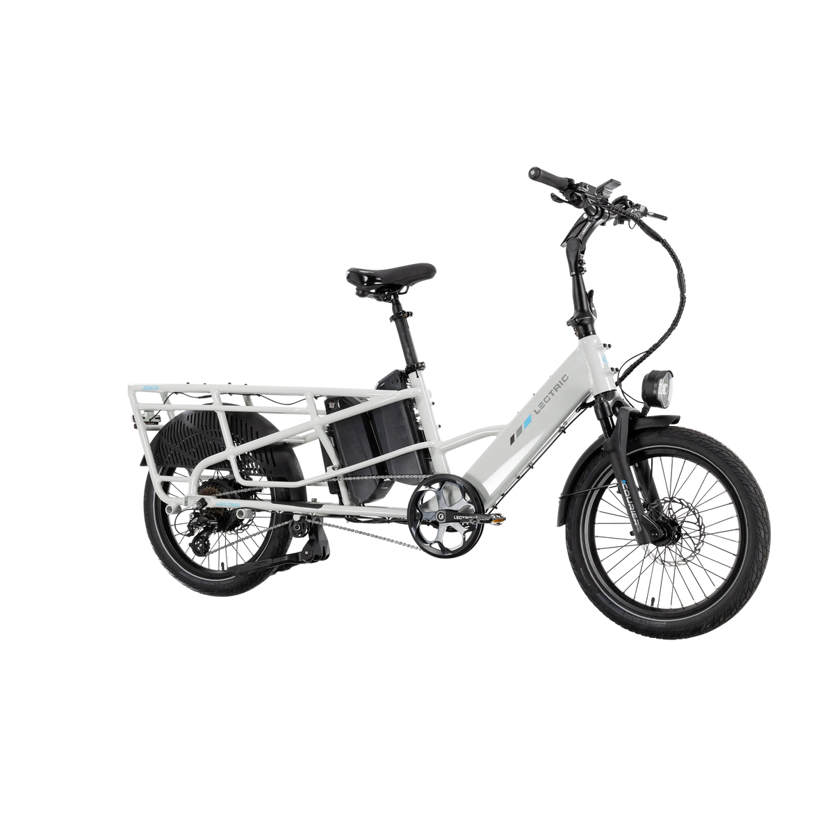 XPedition2 Stratus White Dual-Battery + FREE Running Boards, Cushions, Elite Headlight, Suspension Seat Post, Orbitor, XL Cargo Panniers ($744 Value)