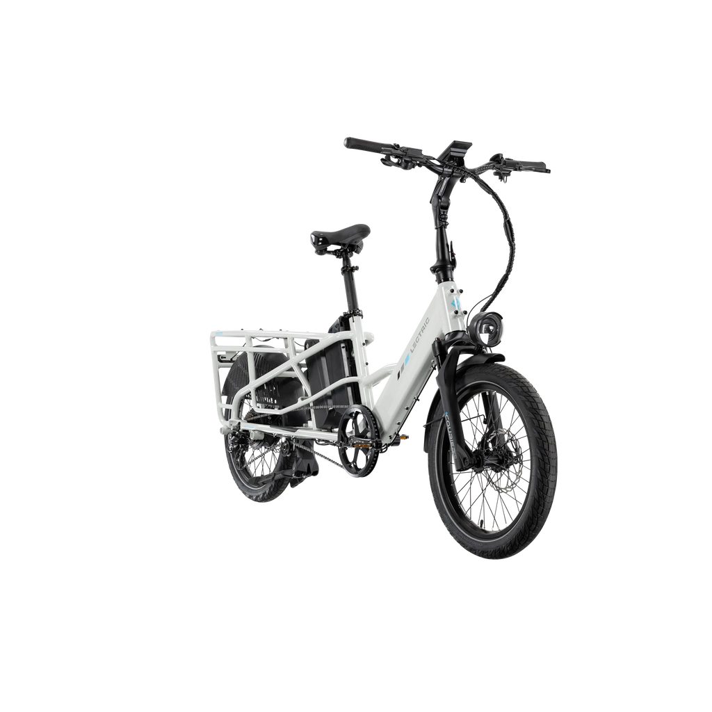 XPedition2 Stratus White Dual-Battery + FREE Running Boards, Cushions, Elite Headlight, Suspension Seat Post, Orbitor, XL Cargo Panniers ($744 Value)