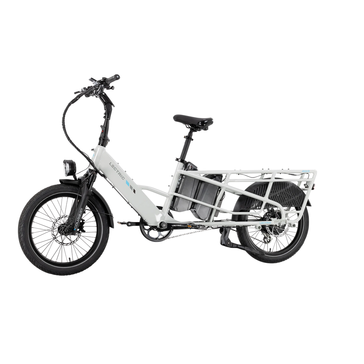 XPedition2 Stratus White Dual-Battery + FREE Running Boards, Cushions, Elite Headlight, Suspension Seat Post, Orbitor, XL Cargo Panniers ($744 Value)