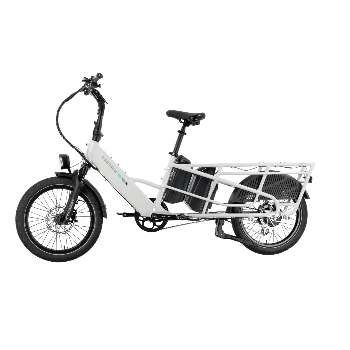 XPedition2 Stratus White Dual-Battery + FREE Running Boards, Cushions, Elite Headlight, Suspension Seat Post, Orbitor, XL Cargo Panniers ($744 Value)