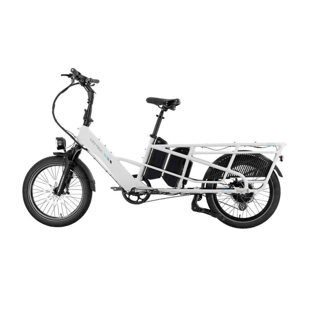 XPedition2 Stratus White Dual-Battery + FREE Running Boards, Cushions, Elite Headlight, Suspension Seat Post, Orbitor, XL Cargo Panniers ($744 Value)