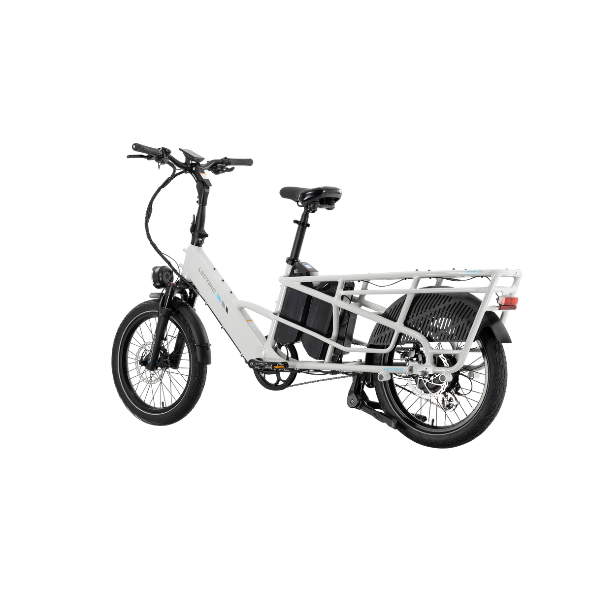 XPedition2 Stratus White Dual-Battery + FREE Running Boards, Cushions, Elite Headlight, Suspension Seat Post, Orbitor, XL Cargo Panniers ($744 Value)