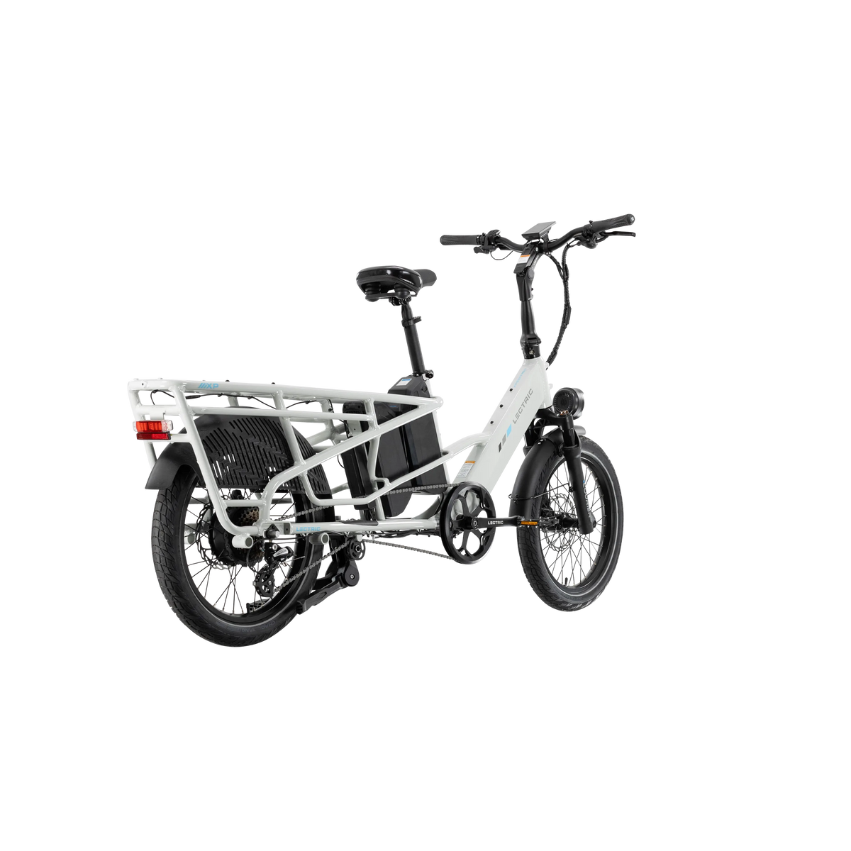 XPedition2 Stratus White Dual-Battery + FREE Running Boards, Cushions, Elite Headlight, Suspension Seat Post, Orbitor, XL Cargo Panniers ($744 Value)
