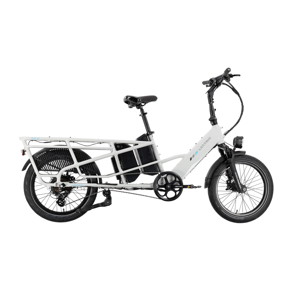 XPedition2 Stratus White Dual-Battery + FREE Running Boards, Cushions, Elite Headlight, Suspension Seat Post, Orbitor, XL Cargo Panniers ($744 Value)