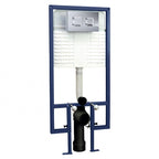 Nio Wall Hung Toilet Frame with Dual Flush Concealed Cistern and Flush Plate