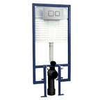 Nio Wall Hung Toilet Frame with Dual Flush Concealed Cistern and Flush Plate
