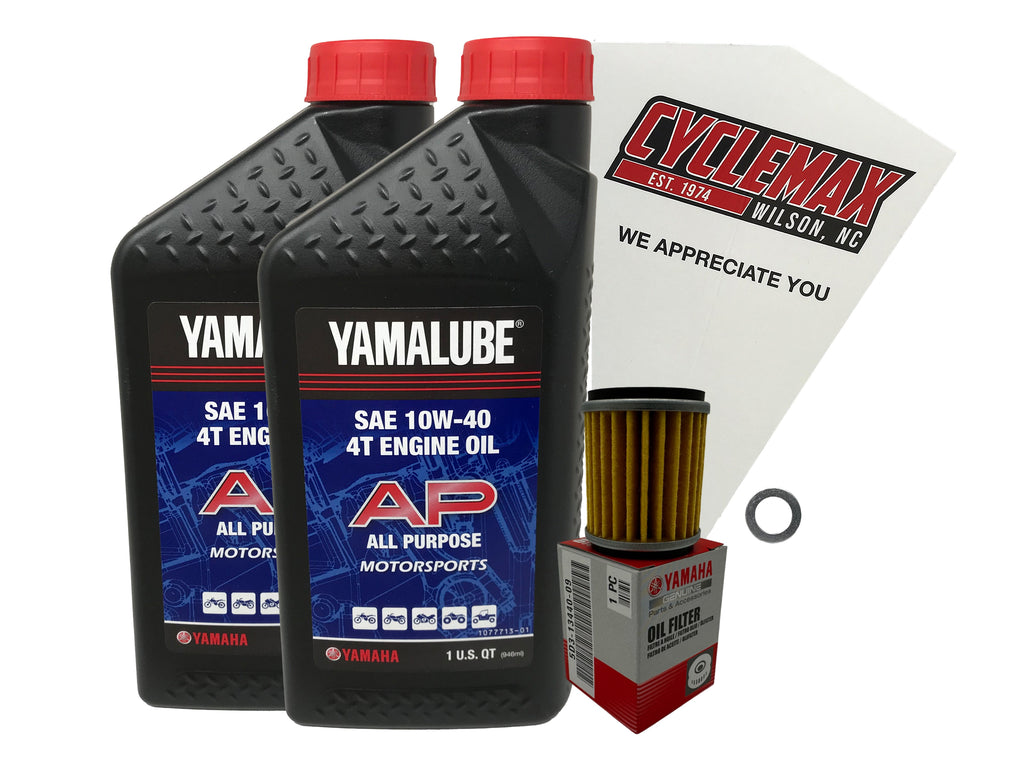Yamaha Yamalube Standard Oil Change Kit for 2023-2025 YZ450F