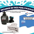 10' x 15' x 54" Oval 7" Hybrid Frame Sea Shore Pool & Bundle