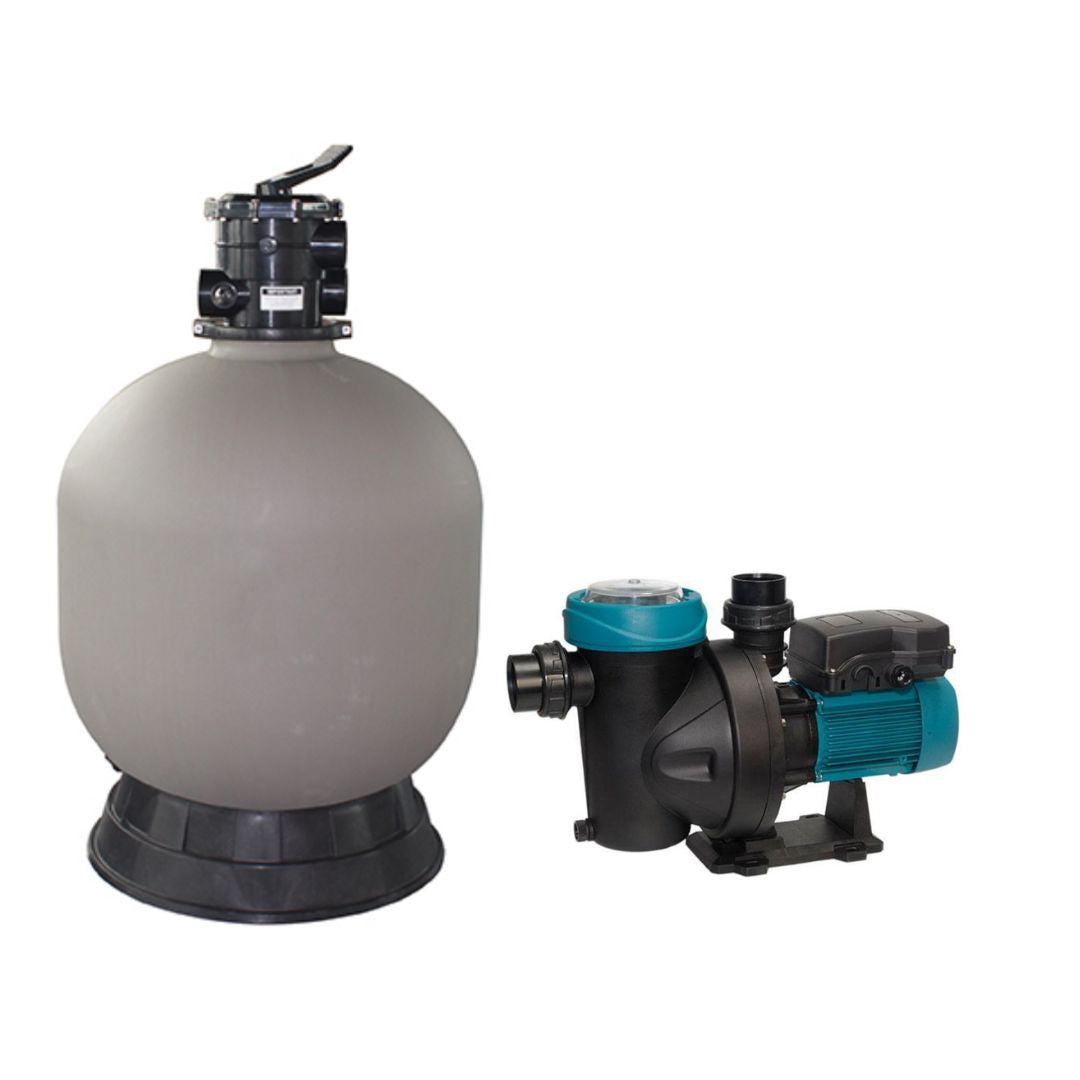 19 in. Sand Man Sand Filter System with 1.5Hp Silen1 Pump