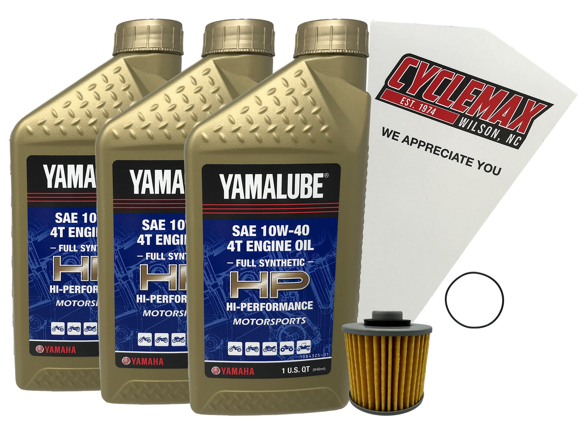Yamaha Yamalube Full Synthetic Oil Change Kit for 1998-2001 GRIZZLY 600