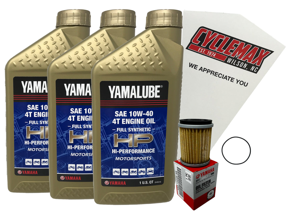 Yamaha Yamalube Full Synthetic Oil Change Kit for 1985-1989 MOTO-4