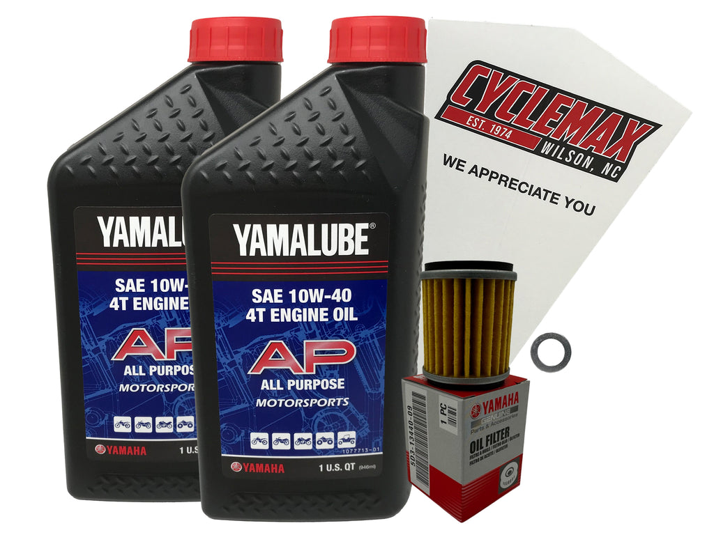 Yamaha Yamalube Standard Oil Change Kit for 2008-2013 RAPTOR 250