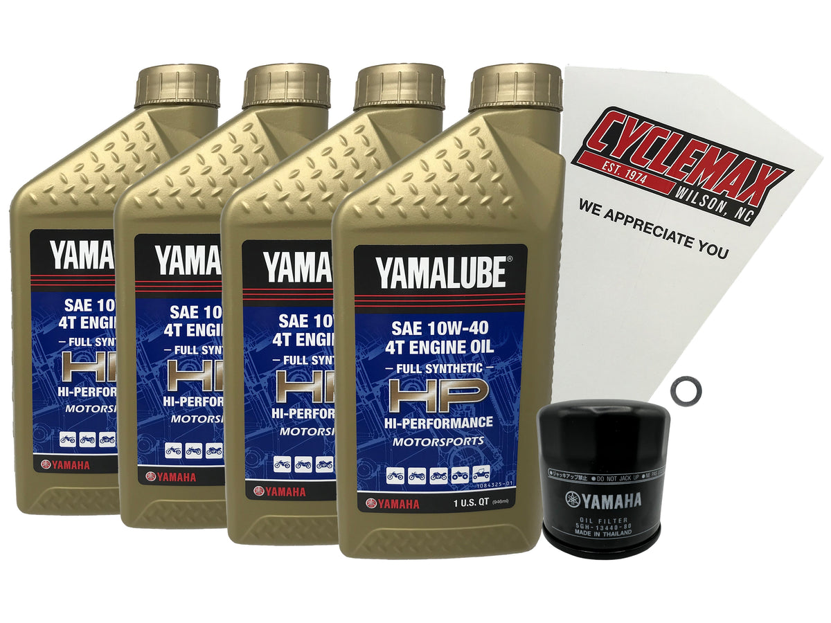Yamaha Yamalube Full Synthetic Oil Change Kit for 2007-2017 V STAR 1300