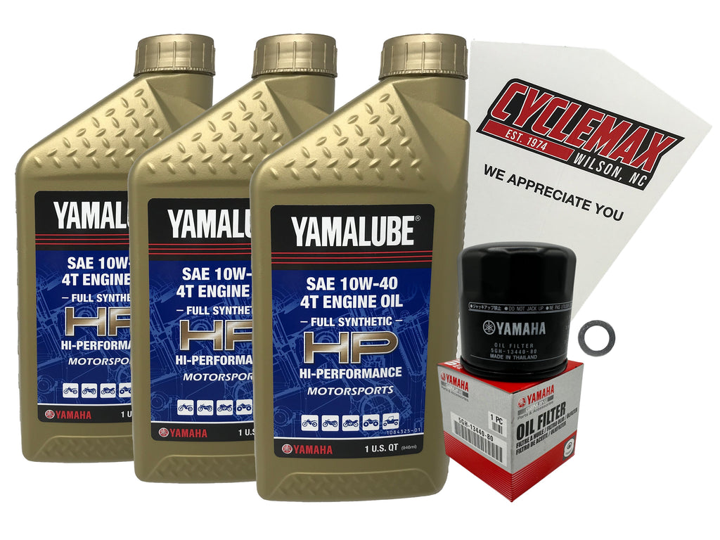 Yamaha Yamalube Full Synthetic Oil Change Kit for 2007-2014 GRIZZLY 450