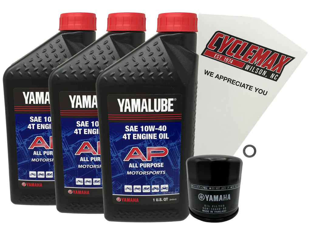 Yamaha Yamalube Standard Oil Change Kit for 2018-2025 XSR700