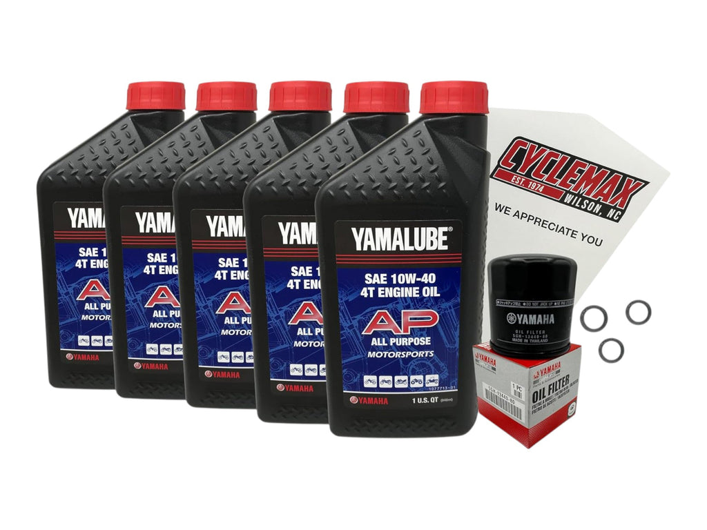Yamaha Yamalube Standard Oil Change Kit for 2016-2025 YXZ1000