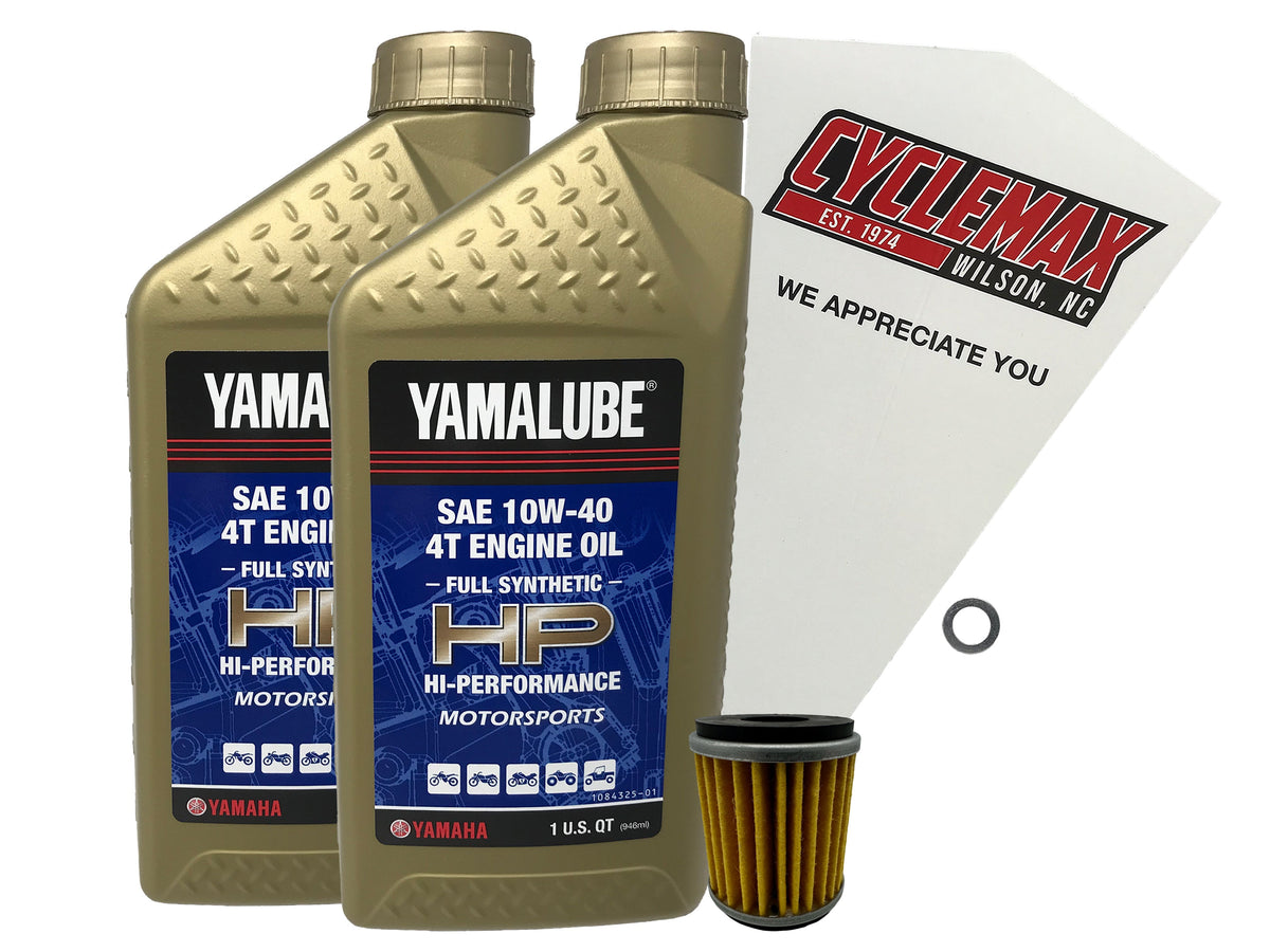Yamaha Yamalube Full Synthetic Oil Change Kit for 2021-2025 YZ450