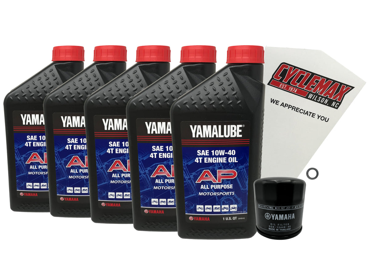 Yamaha Yamalube Standard Oil Change Kit for 2015-2026 YZF-R1