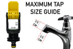 Kitchen Tap Adaptor "Non Branded" Yellow