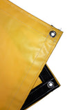 18 oz Heavy Duty Yellow Coated Vinyl Fire Retardant Tarp by AtlasShield®
