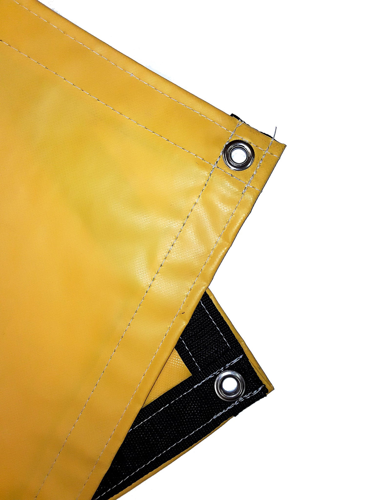 18 oz Heavy Duty Yellow Coated Vinyl Fire Retardant Tarp by AtlasShield®