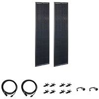 Zamp Solar Airstream Obsidian 180 Watt Long (2x90) Solar Panel Expansion Kit