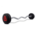 Ziva ZVO Urethane EZ Curl Barbells - Best Gym Equipment