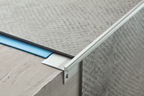 Aluminium Stair Nosing Outer Corner 3 MM x 900 MM & 2500 MM Length Silver LVT Z3