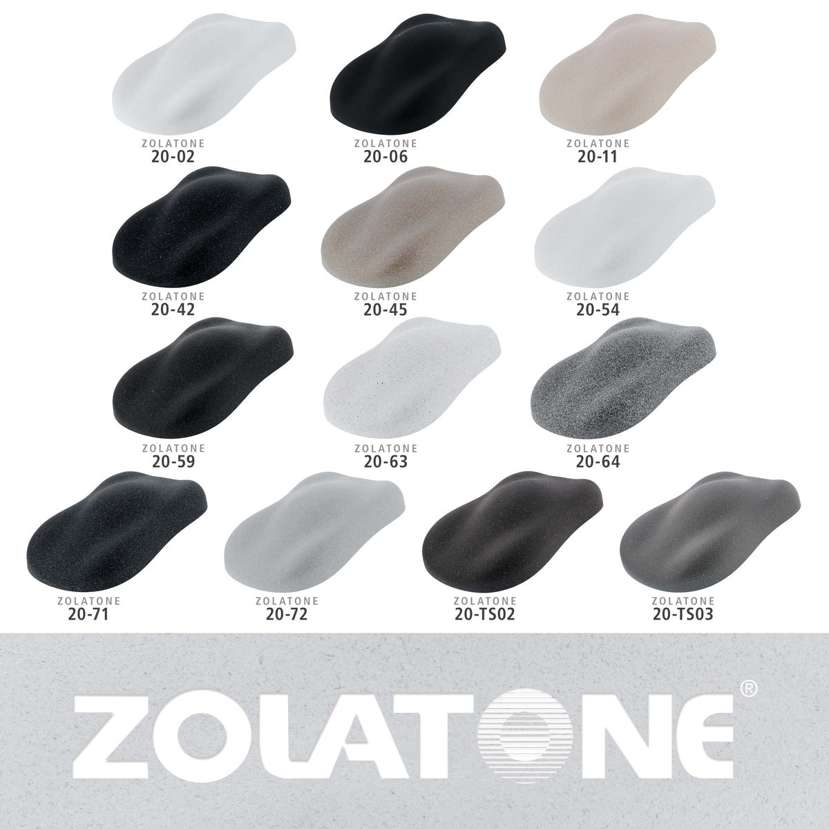 Camille White -Multi-Tone Spatter Finish Gallon Size - Formerly Zolatone