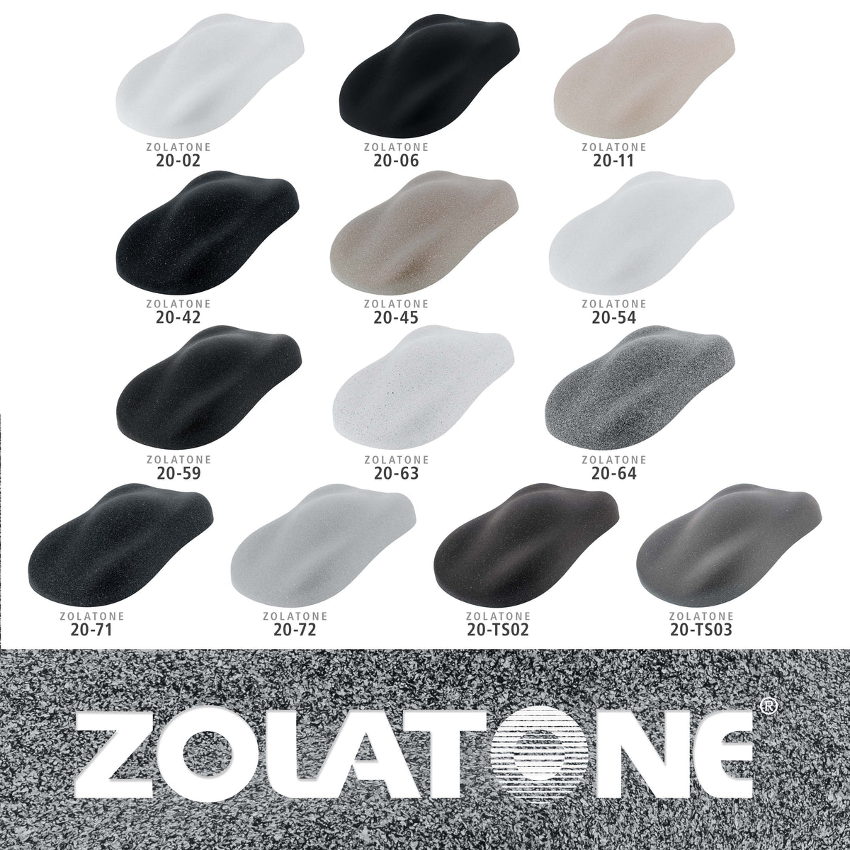 Gray Stone - Multi-Tone Spatter Finish Gallon Size - Formerly Zolatone