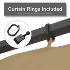Replacement Mosquito Netting for Gazebo 10' x 10'with Zippers, Khaki