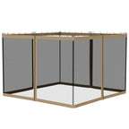 Replacement Mosquito Netting for Gazebo 10' x 10'with Zippers, Khaki
