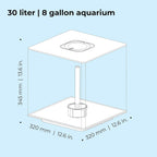 biOrb Cube 30 Acrylic Aquarium Fish Tank 30L with MCR LED – Black or White