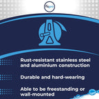 FloPro Stainless Steel Hose Reel 45m Capacity