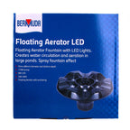Bermuda Floating Pond Aerator Fountain with LED Lights 115W