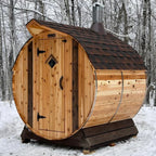 6 Person Cedar Barrel Sauna | 6′ x 8′