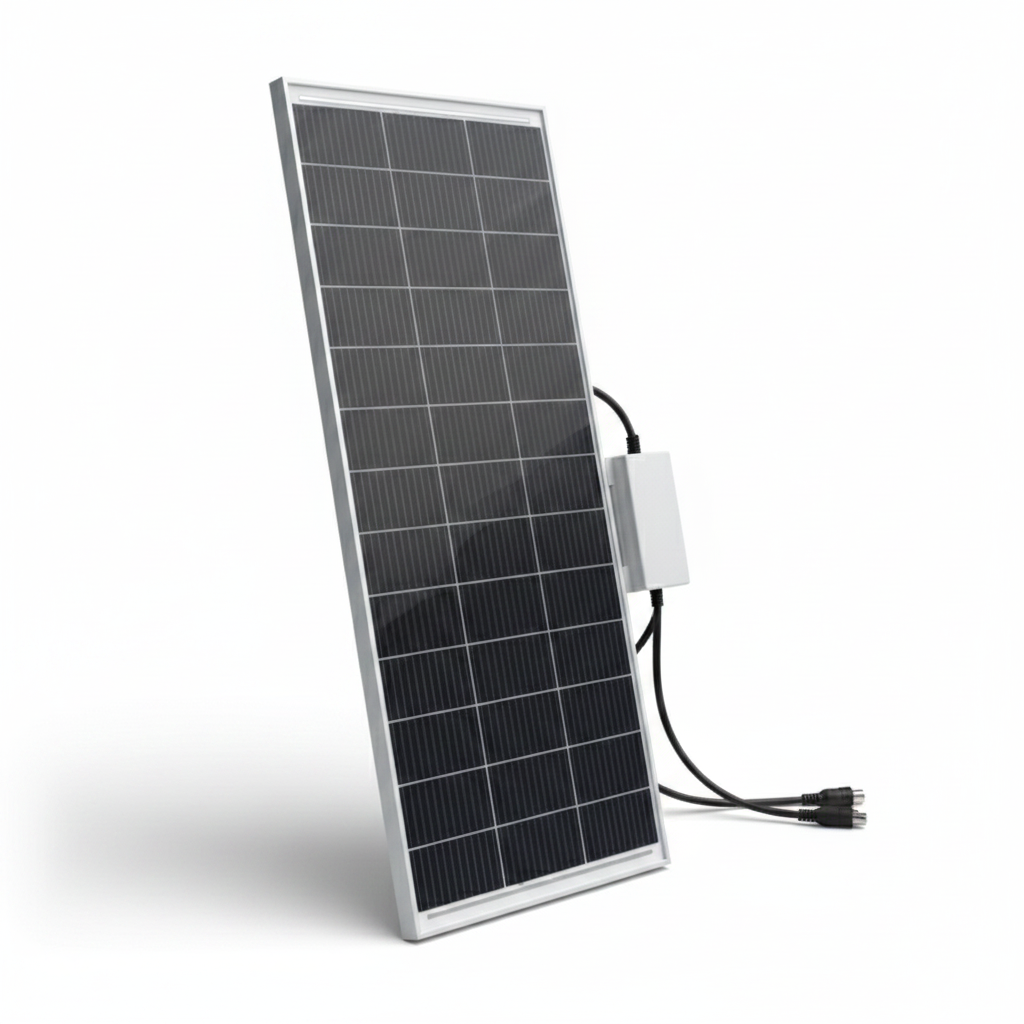 200W bi-facial monocrystalline solar panel with 60cm cable