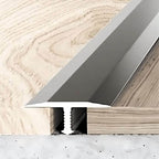 A55 18mm Anodised Aluminium Threshold Trim T Bar Transition Strip For Tiles