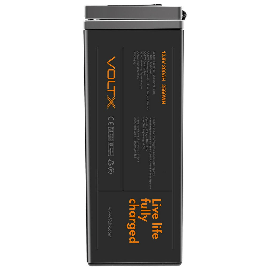 Victron Smart IP22 SLA/LiFePO4 Charger VoltX 12V 200Ah Lithium Iron Battery RV