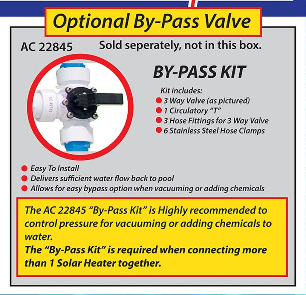 Solar H20 Swimming Pool Heater - 2PK